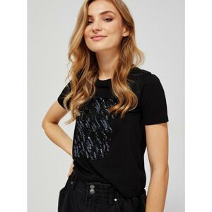 Blouse with sequins