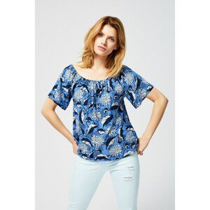 Spanish blouse - navy blue