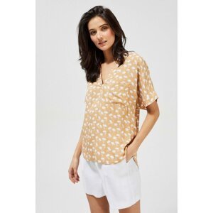 Shirt with a print - beige