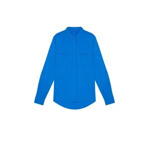 Shirt with pockets - blue