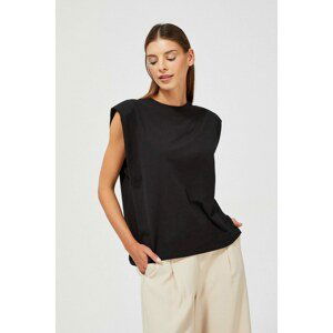 Sleeveless cotton blouse