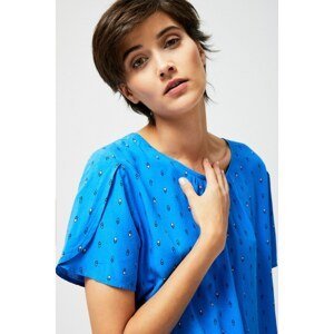 Patterned blouse - blue