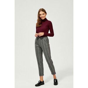 Pants with an elastic waist - black