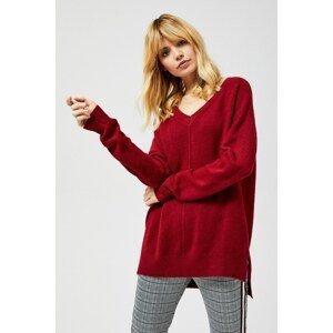 Oversize sweater - burgundy