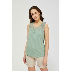 Top with openwork decoration - olive