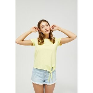 T-shirt with binding - yellow