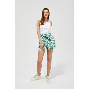 Shorts with a print - white