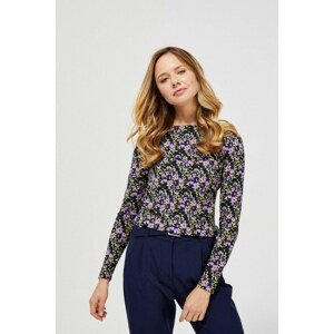 Floral blouse - purple