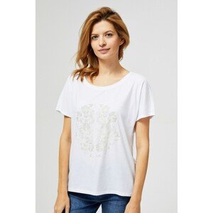 Printed blouse - white