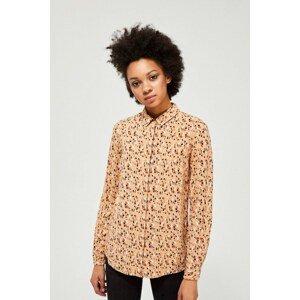 Shirt with a print - beige