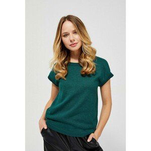 Short sleeve sweater - green