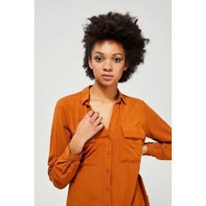 Shirt with pockets - brown