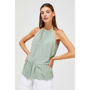 Top with ruffled straps