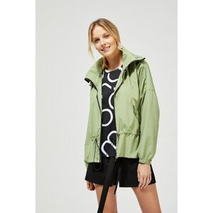Hooded windbreaker jacket - olive