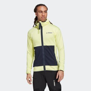 Adidas Terrex Tech Fleece Light Hooded Hiking Jacket Mens