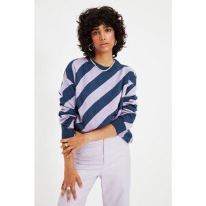 Trendyol Indigo Jacquard Knitwear Sweater