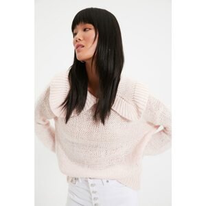 Trendyol Powder Collar Detailed Knitwear Sweater