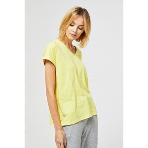 Cotton T-shirt - yellow