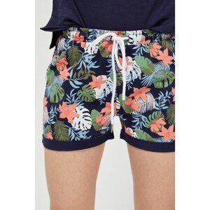 Cotton shorts with a print