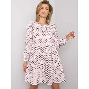 White and red polka dot dress Rori RUE PARIS