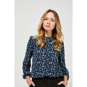 Blouse with a printed pattern