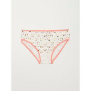 White and peach panties for a girl