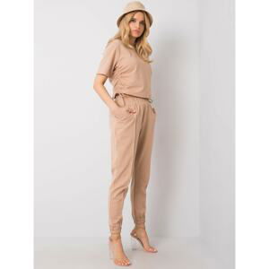 RUE PARIS Women's beige set