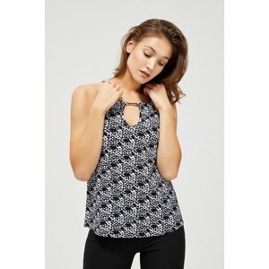 Printed top - black and white
