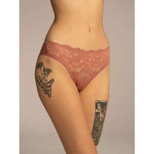 Women's light beige lace panties