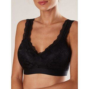 Black bra without underwire