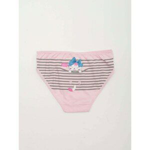 Pink panties for a girl with a print