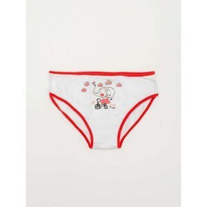 White and red girls' panties