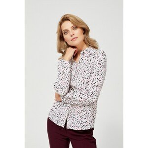 Shirt with a print - white