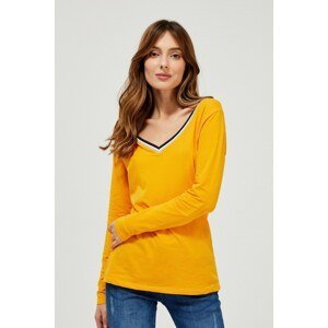 Cotton blouse - yellow