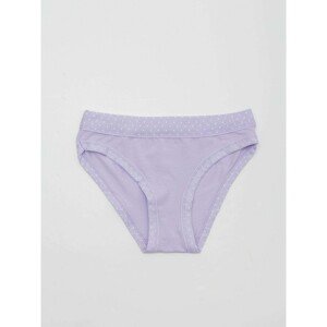 Women's purple cotton panties