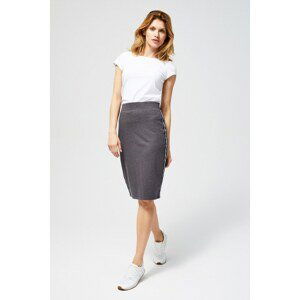 Pencil skirt with stripes