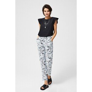 Printed trousers - blue
