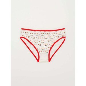 White and red panties for a girl