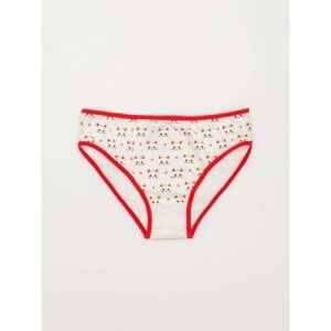 White and red panties for a girl