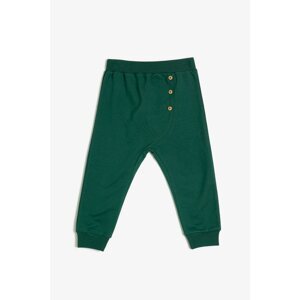 Koton Green Boy Button Detailed Sweatpants