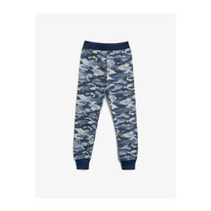 Koton Boy's Indigo Patterned Sweatpants