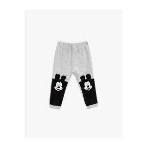 Koton Baby Boy Mickey Mouse Licensed Gray Tracksuit Bottom