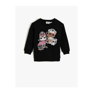 Koton Girl's Sweat Black