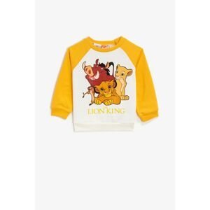 Koton The Lion King Licensed Printed Crew Neck Cotton Sweatshirt