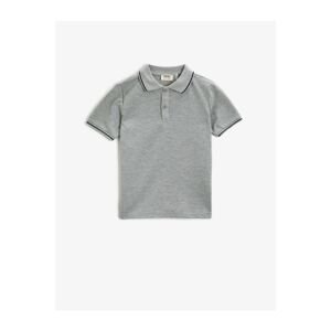 Koton Polo Neck T-Shirt Basic Short Sleeve Cotton