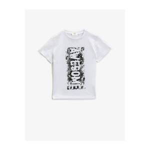 Koton Printed T-Shirt Short Sleeve Crew Neck Cotton