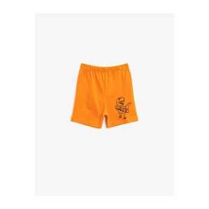 Koton Boys Orange Printed Shorts