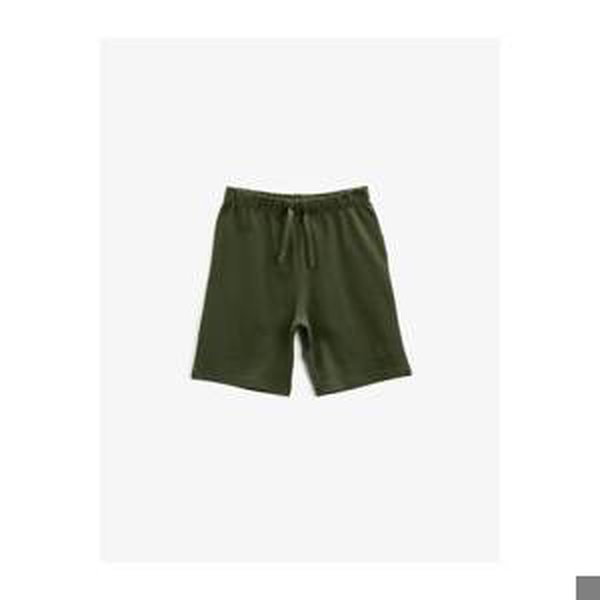 Koton Boy Green Waistband Cotton Shorts