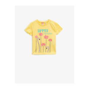 Koton Girl Yellow T-Shirt