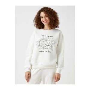 Koton Printed Sweatshirt